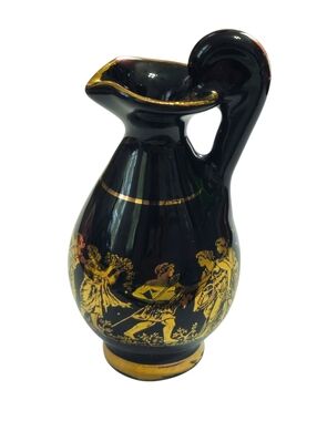 3" Handmade Greek Blue Porcelain  Pitcher Made in Greece